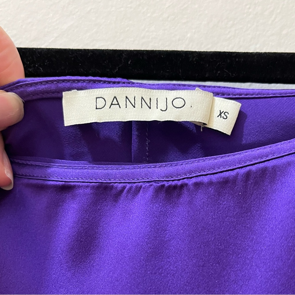 DANNIJO Off the Shoulder Dress in Violet, Size XS - Picture 6 of 16